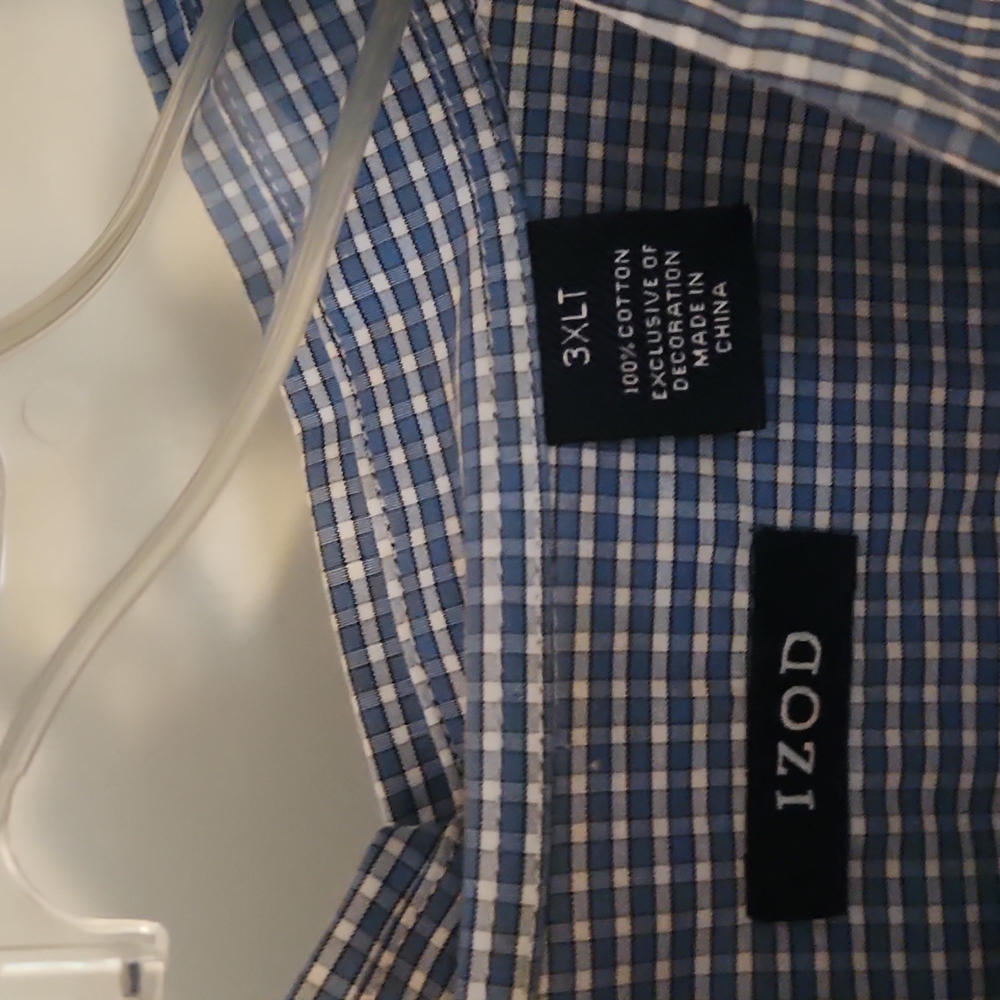 Big and tall long sleeve shirt